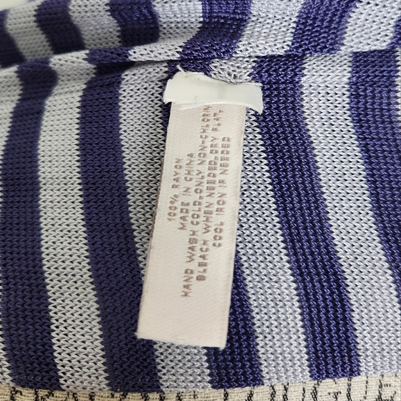 Anne Taylor Stripe Infinity Scarf - Picture 6 of 6